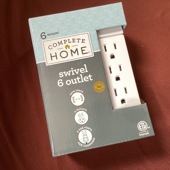 Complete Home Swivel 6 Outlet New - Picture 9 of 11